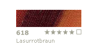 Farba olejna Schmincke Norma Professional 120 ml nr 618 Transparent Red Brown- gart.pl