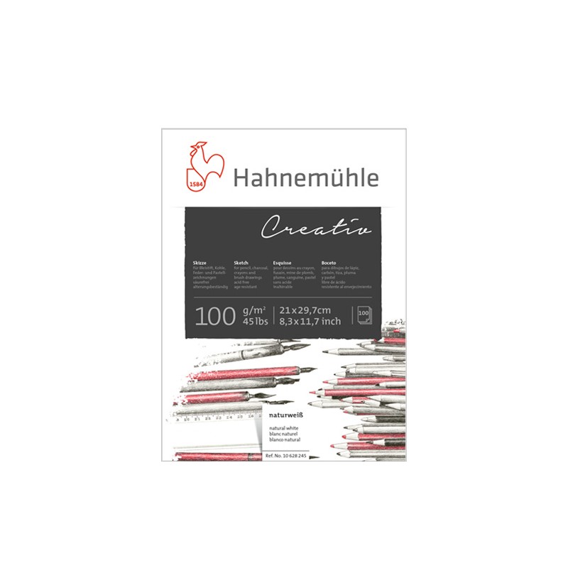 Blok do szkicowania Hahnemuhle Creative 100g A4/100 - gart.pl