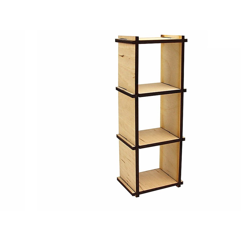Regał dla lalek MODERN do samodzielnego montażu – 5,4 x 4 x 14,4 cm - art. 287422