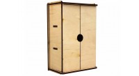 Szafa dla lalek MODERN do samodzielnego montażu – 9 x 4,8 x 14,4 cm - art. 287421