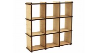 Regał 2 dla lalek MODERN do samodzielnego montażu – 14,4 x 4 x 14,4 cm - art. 287423