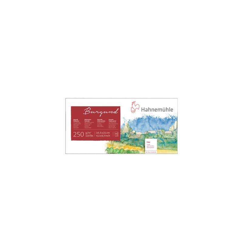 Burgund 250 g rough pocztówki-do-akwareli - sklep sklep dla  plastyków GART