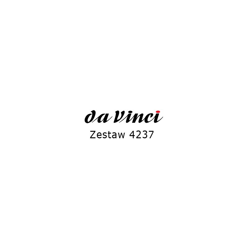 da Vinci Nova zestaw pędzli uniwersalnych do detali nr 4237 w plastikowym etui
