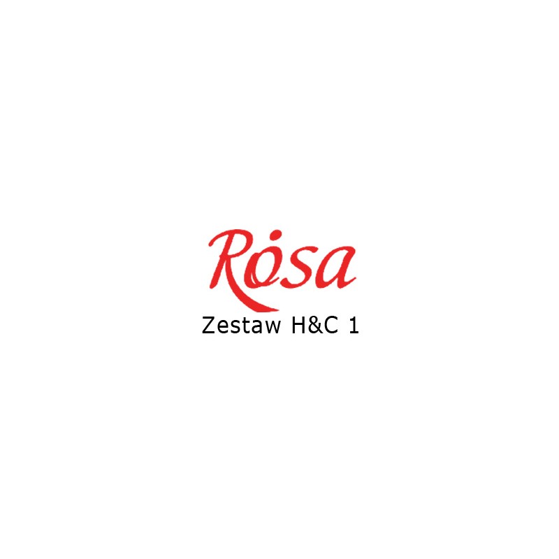 Rosa Talent HOBBY & CRAFT zestaw pedzli do prac dekoratorskich nr 1 w plastikowym etui - H&C 1