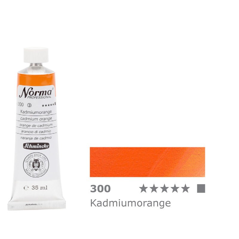 Farba olejna Schmincke Norma Professional nr 300 Cadmium Orange - gart.pl