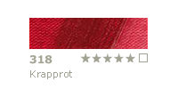 Farba olejna Schmincke Norma Professional nr 318 Madder Red - gart.pl