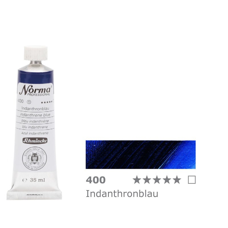 Farba olejna Schmincke Norma Professional nr 400 Indanthrene Blue - gart.pl