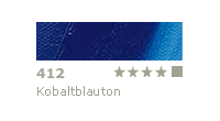 Farba olejna Schmincke Norma Professional nr 412 Cobalt Blue Hue - gart.pl