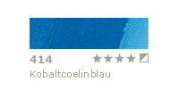 Farba olejna Schmincke Norma Professional nr 414 Cobalt Cerulean Blue - gart.pl