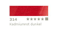 Farba olejna Schmincke Norma Professional 120 ml nr 314 Cadmium Red Deep - gart.pl